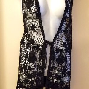 Crochet Vest- Women's plus 3x